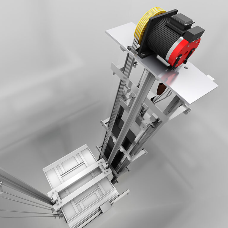 Traction villa elevator